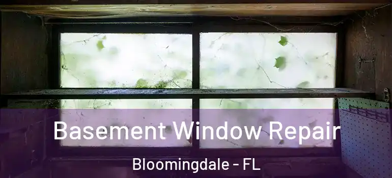 Basement Window Repair Bloomingdale - FL